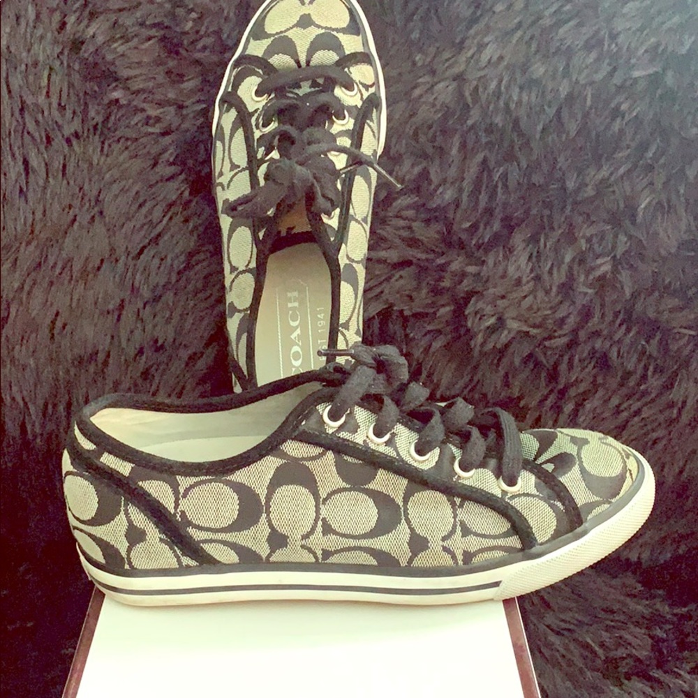 Lightly worn coach shoes